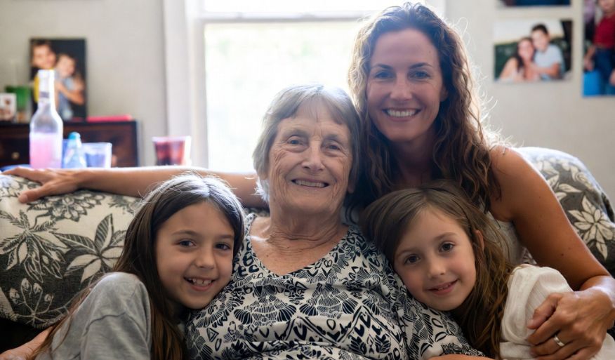 Senior with peace of mind